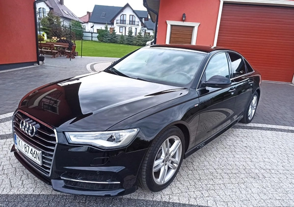 Audi A6 cena 91000 przebieg: 163000, rok produkcji 2015 z Lubawa małe 301